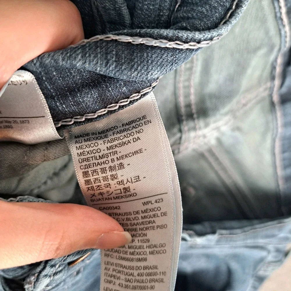 Levis 559 Jeans Mens 31x30 (Fits 30x29) Relaxed Fit Straight Leg Dark Denim